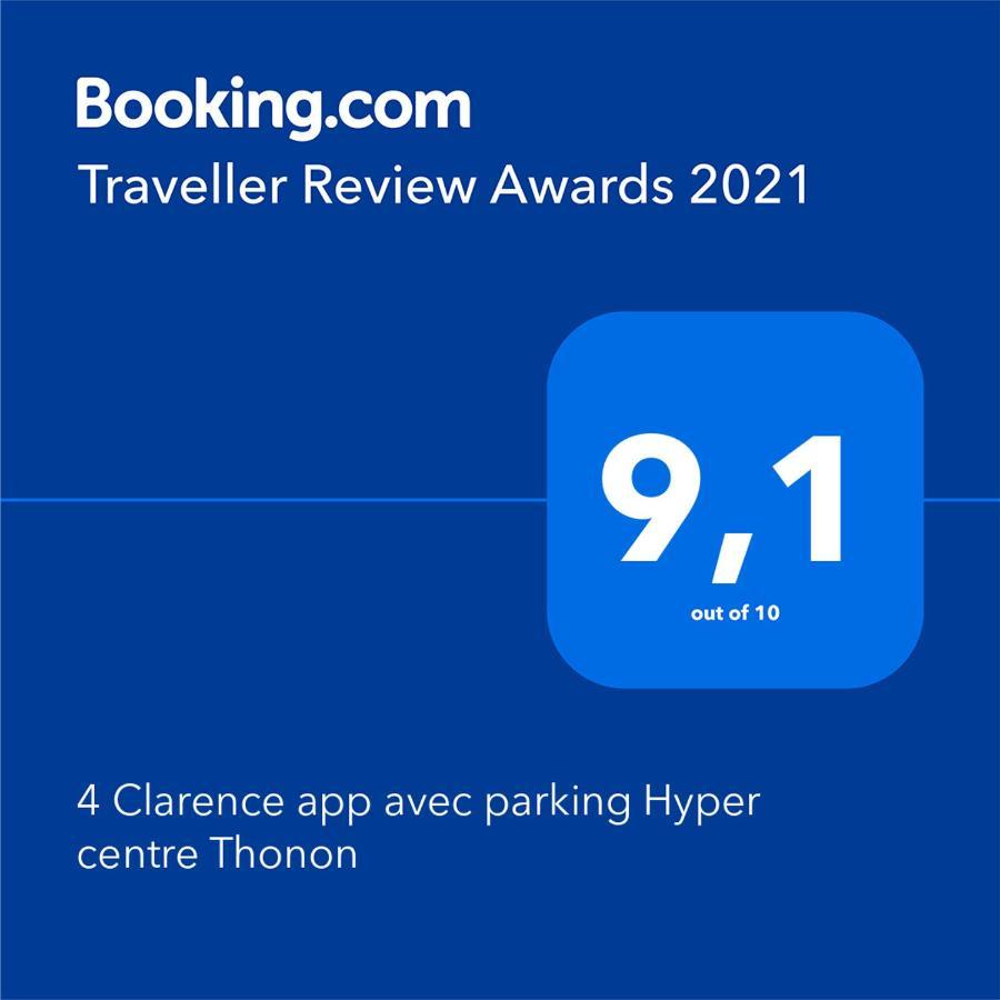 4 Clarence App Avec Parking Hyper Centre Thonon Daire Dış mekan fotoğraf